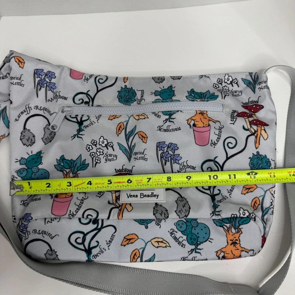 Vera Bradley Harry Potter Herbology ReActive Sling Backpack Gray Crossbody Bag